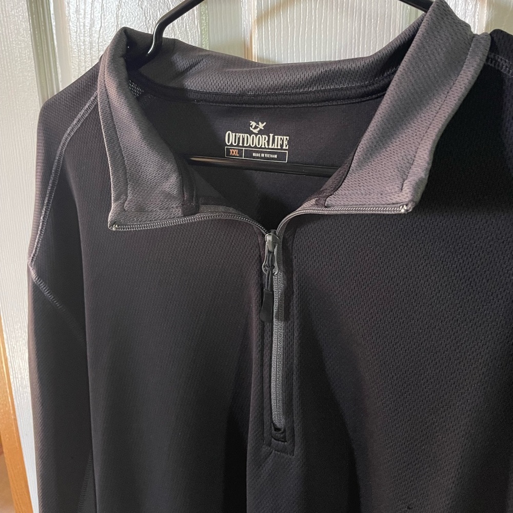 Quarter Zip Long Sleeve Pullover